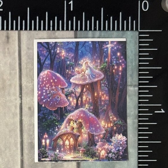 ๐10/$10๐ Enchanted Fairy Tale Cottage Reusable Sticker Decal - Picture 1 of 1